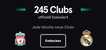 Bei Sorare gibt es 245 offizielle Klubs